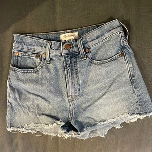 Madewell Jean Short Size 26